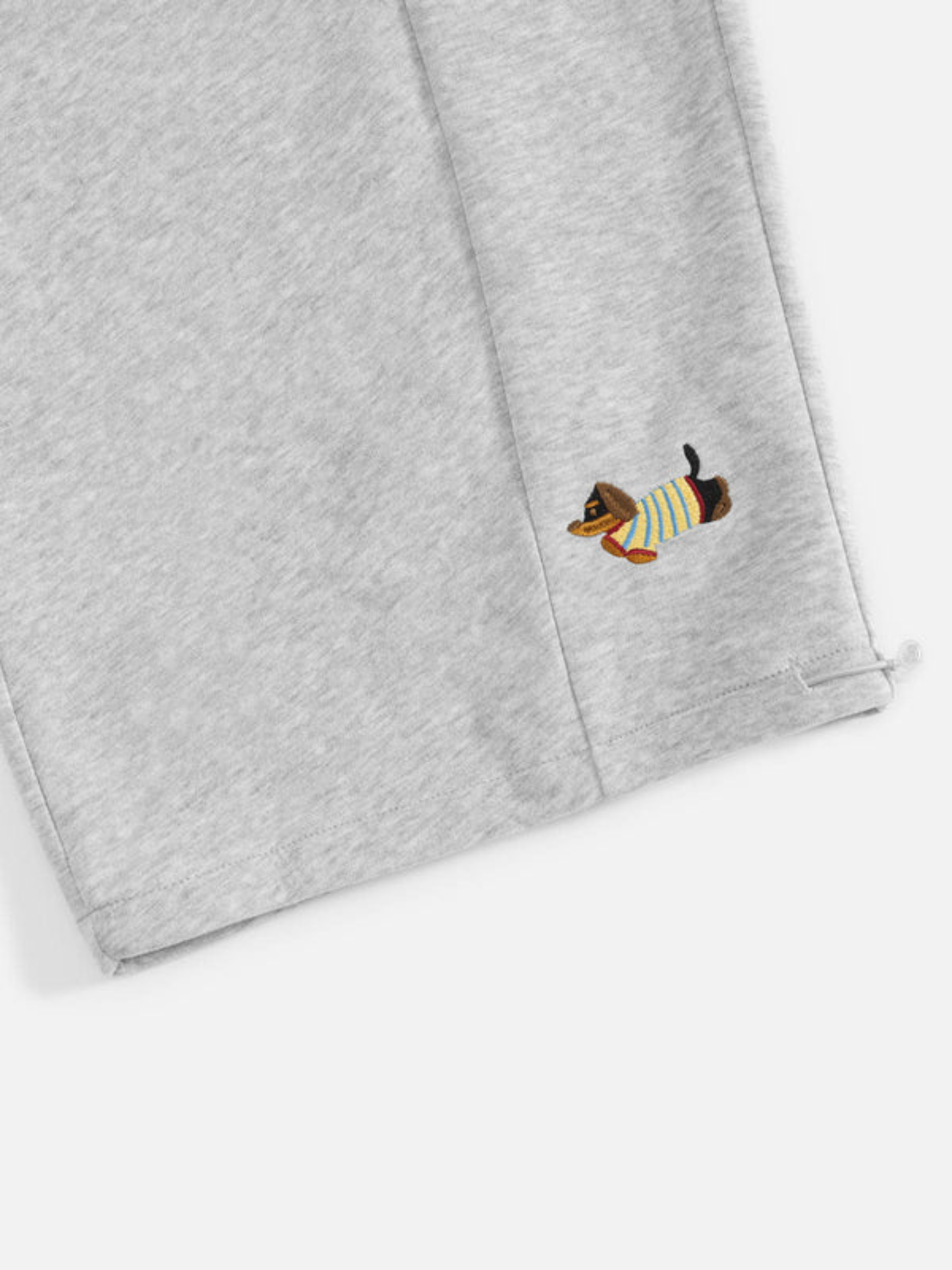 Paolo Street Cute Embroidered Pup Sweatpants