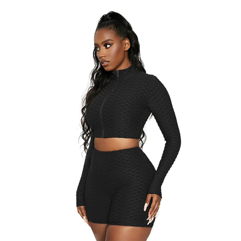 Activewear Set — Tummy Control Butt Lift Long Sleeve