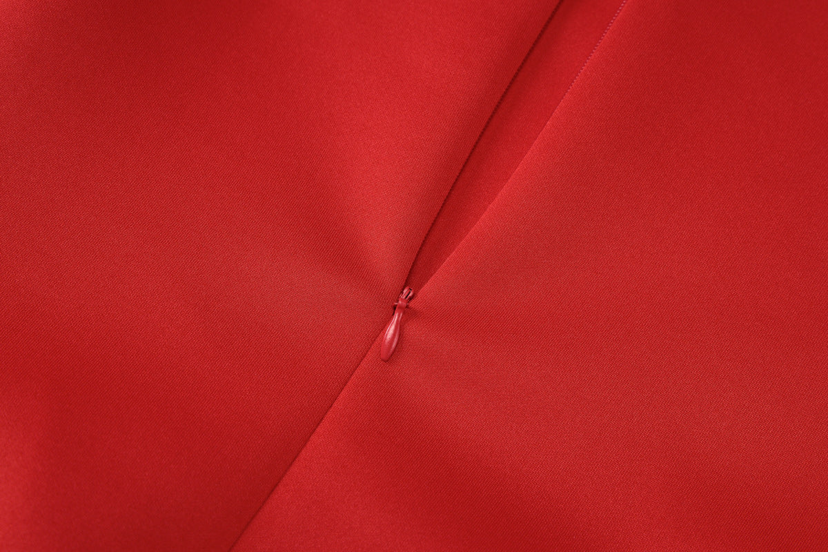 Vestito a tubino con cerniera posteriore