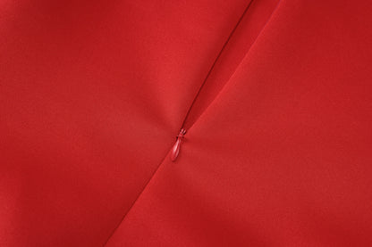 Back Zipper Tube Dress
