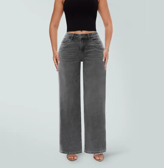 Laflamine Relaxed Wide Leg Denim