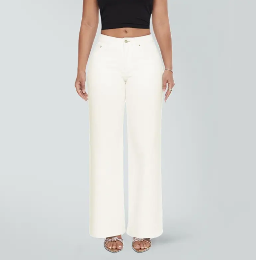 Laflamine Relaxed Wide Leg Denim