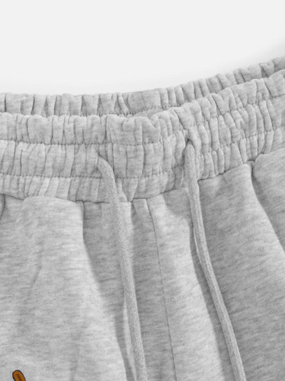Paolo Street Cute Embroidered Pup Sweatpants