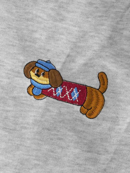 Paolo Street Cute Embroidered Pup Sweatpants