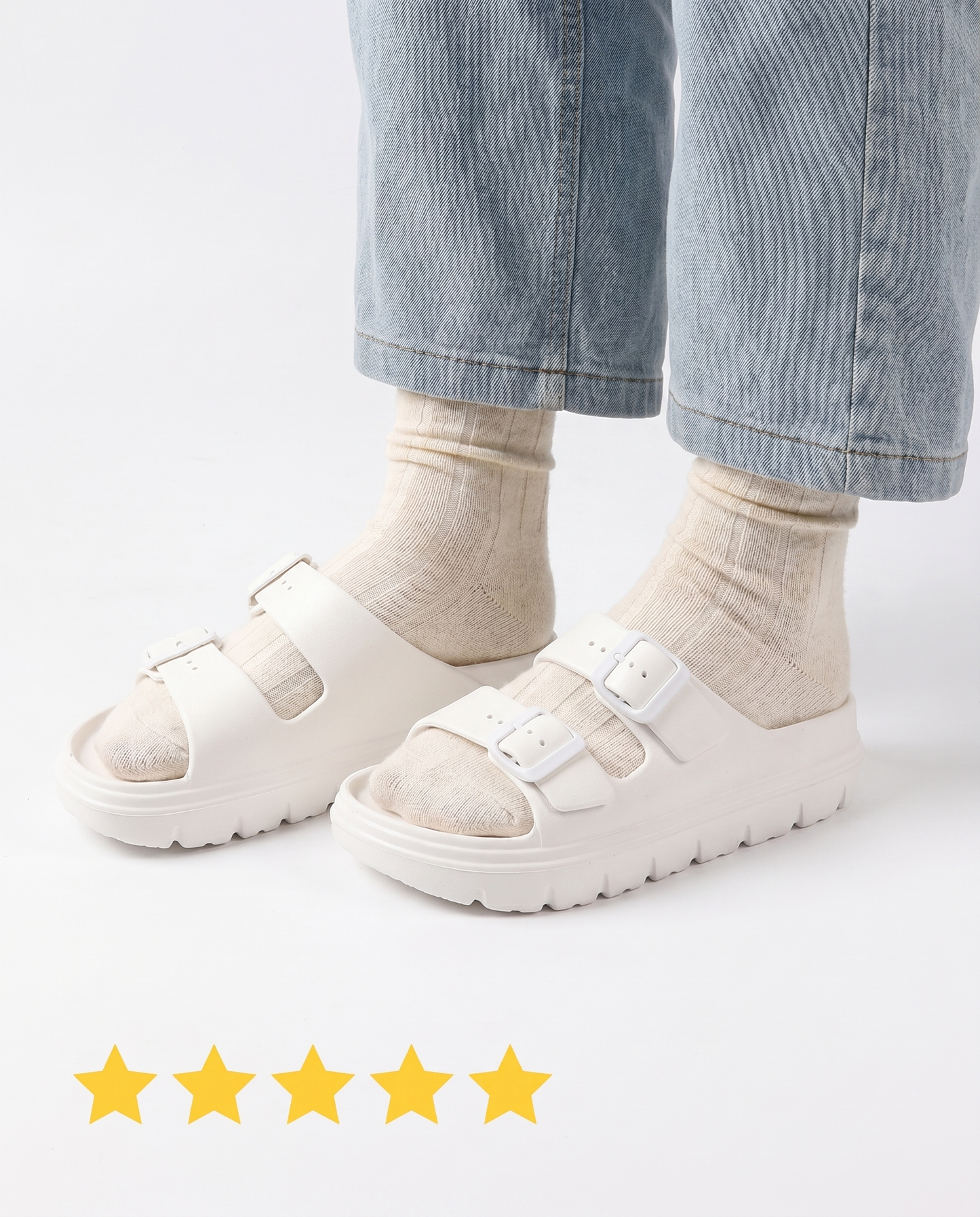 Sandali Slides a Doppio Cinturino Comfy Cloud