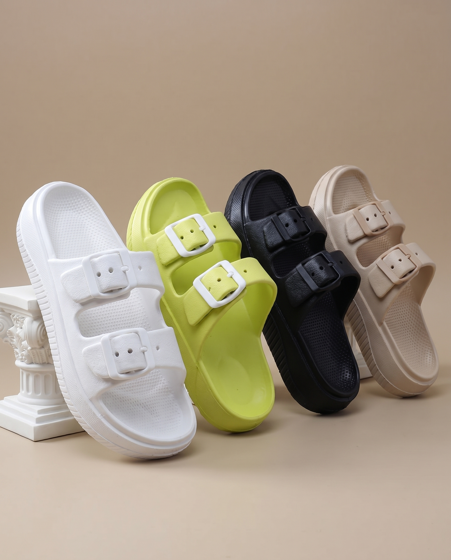 Sandali Slides a Doppio Cinturino Comfy Cloud