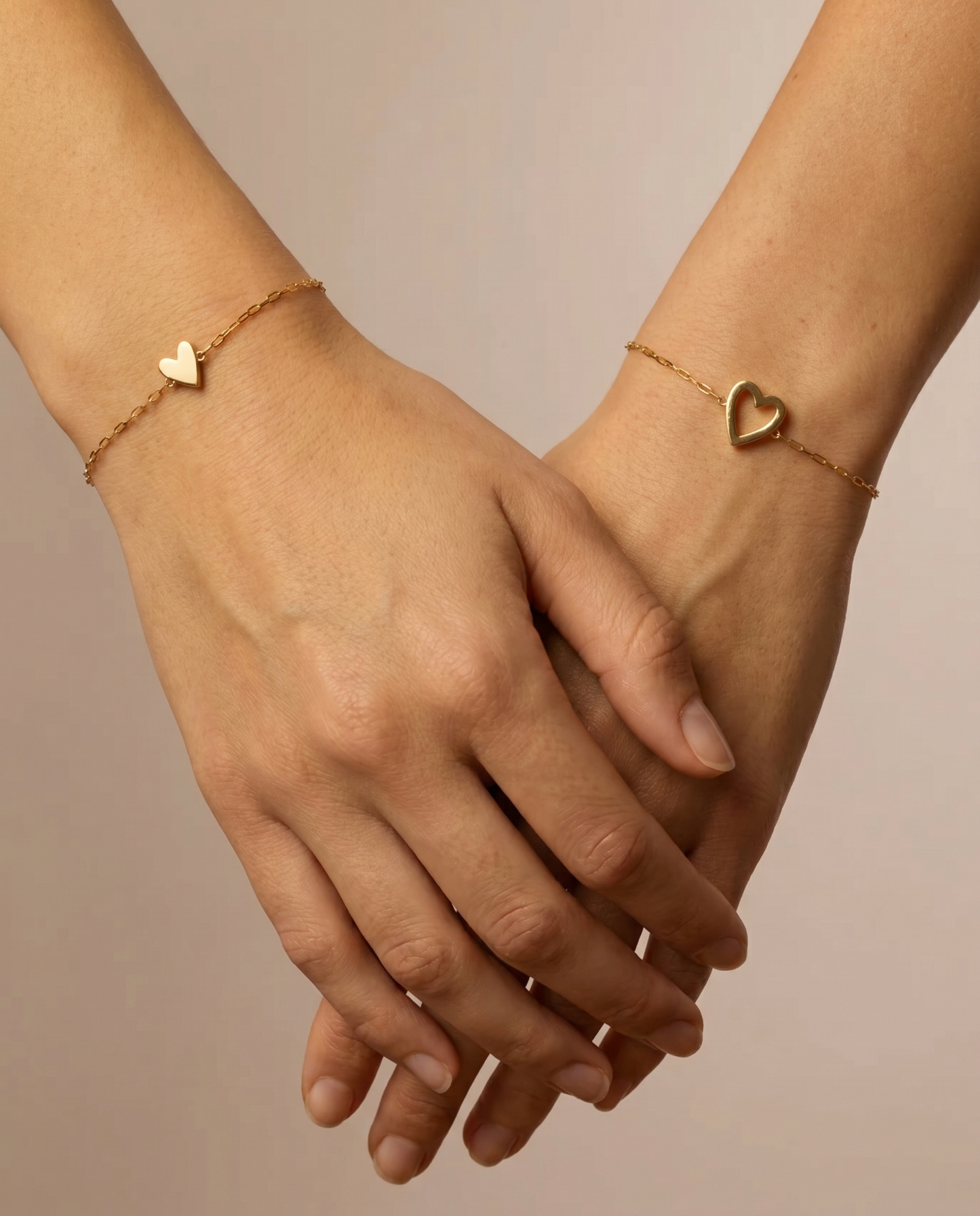 Set di Bracciali Cuore Amore Eterno