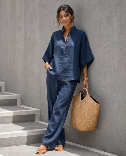 Completo Coordinato in Lino Capri