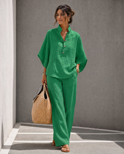 Completo Coordinato in Lino Capri