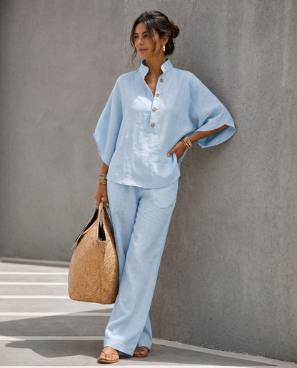 Completo Coordinato in Lino Capri