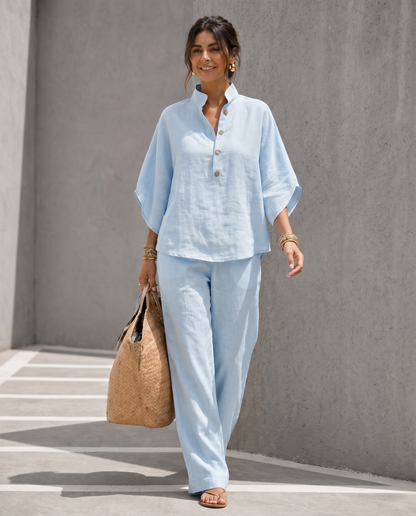 Completo Coordinato in Lino Capri