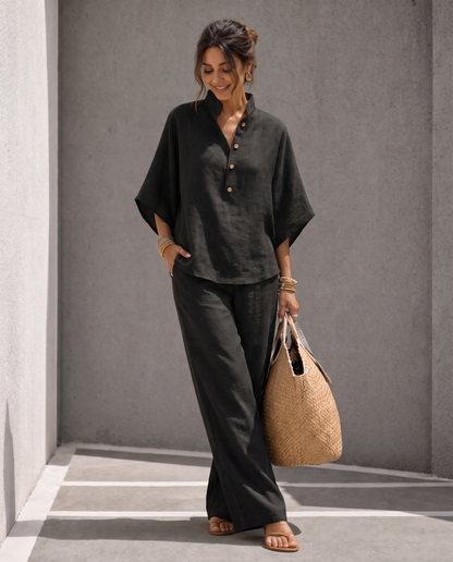 Completo Coordinato in Lino Capri