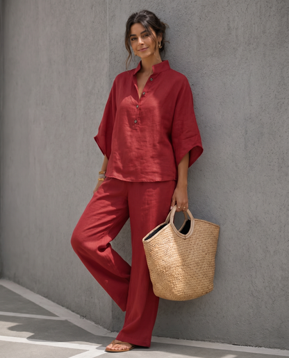 Completo Coordinato in Lino Capri