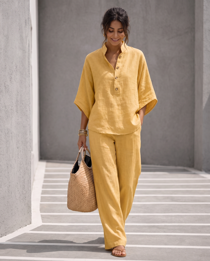 Completo Coordinato in Lino Capri