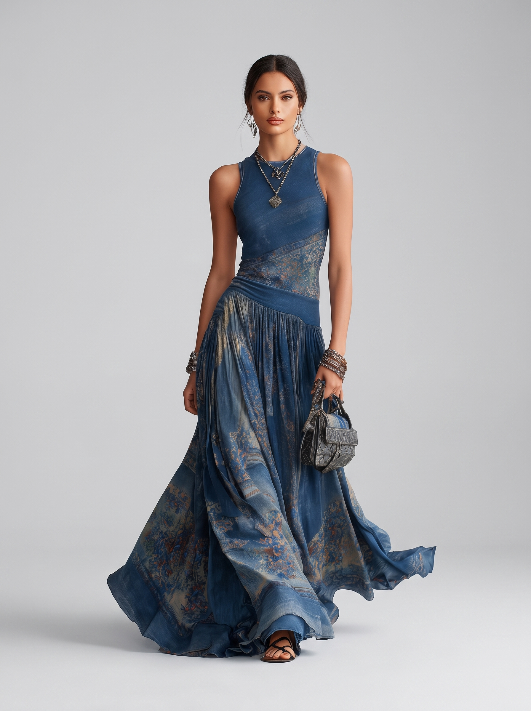 Artistic Print Dress