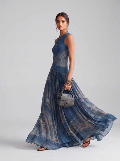 Artistic Print Dress