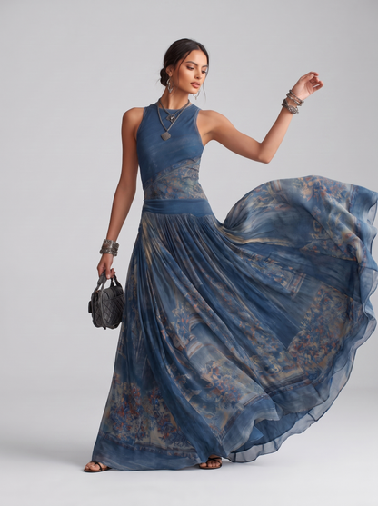 Artistic Print Dress