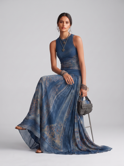 Artistic Print Dress
