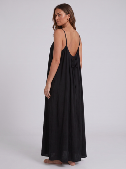 LaFlamine Seraphine Backless Maxi Dress