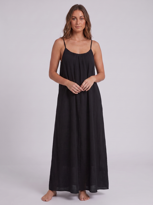 LaFlamine Seraphine Backless Maxi Dress
