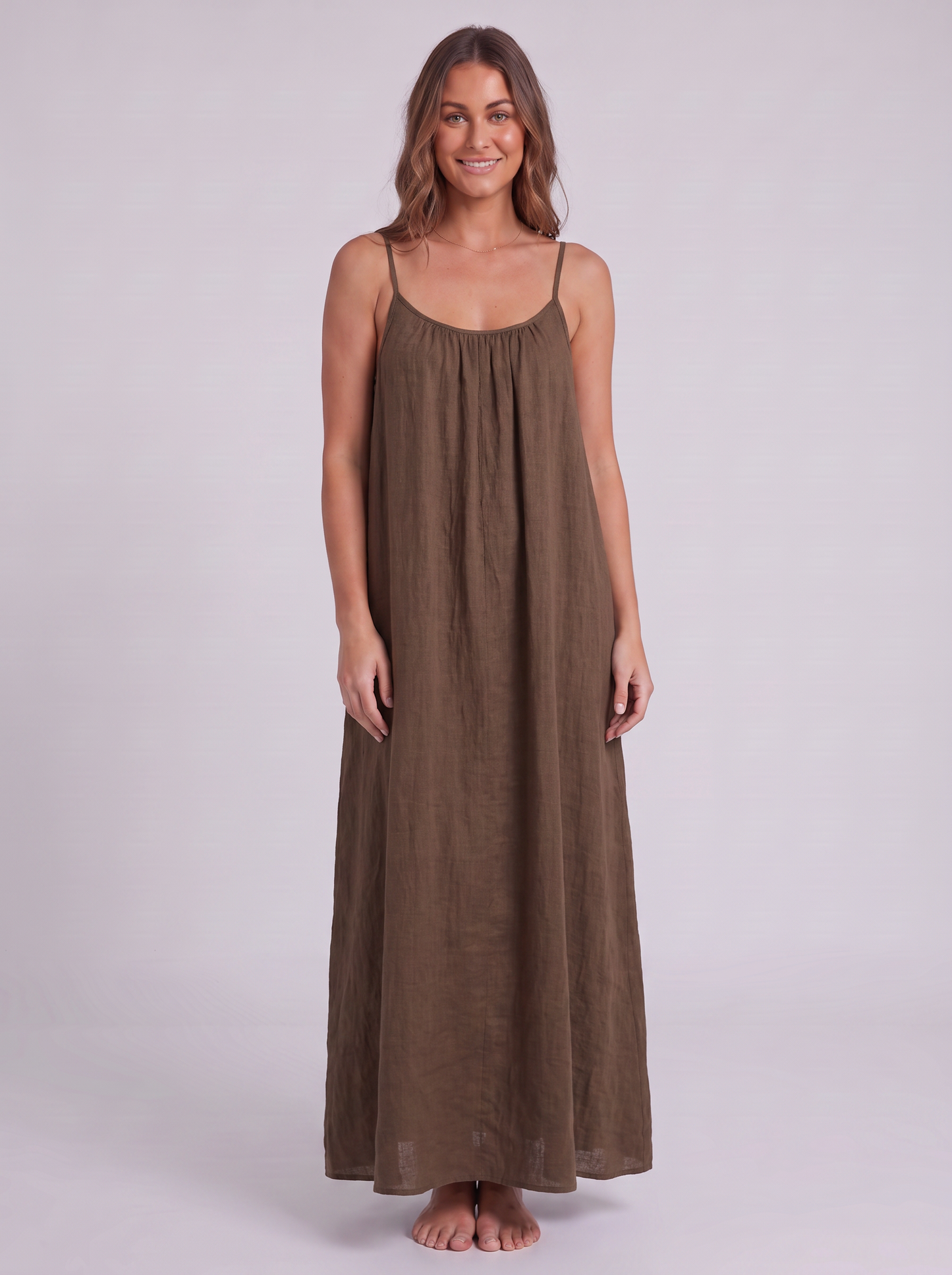 LaFlamine Seraphine Backless Maxi Dress