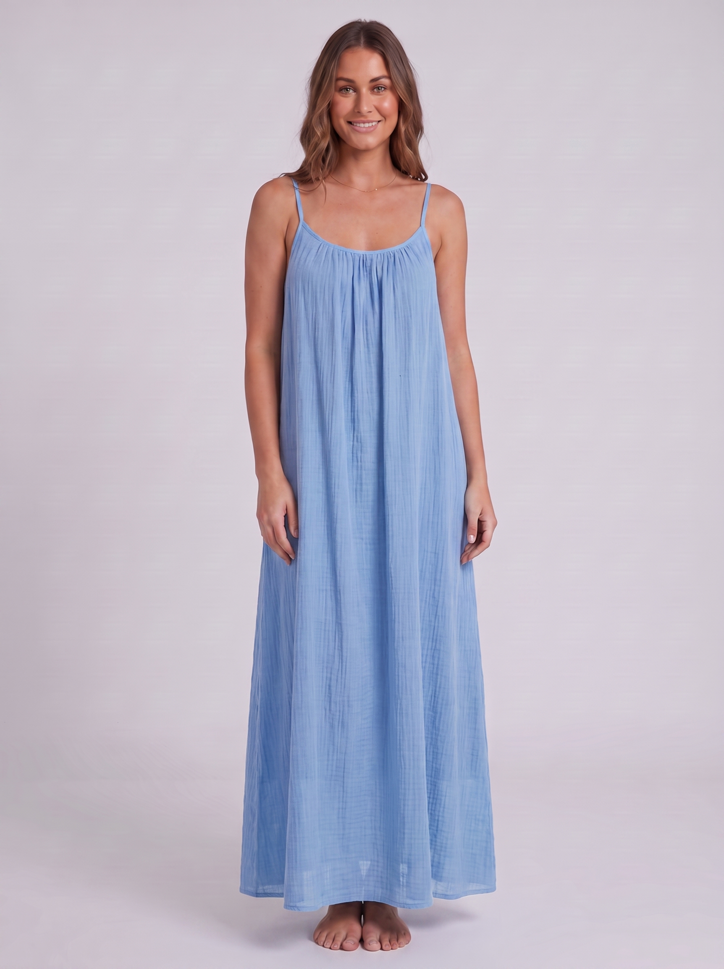 LaFlamine Seraphine Backless Maxi Dress