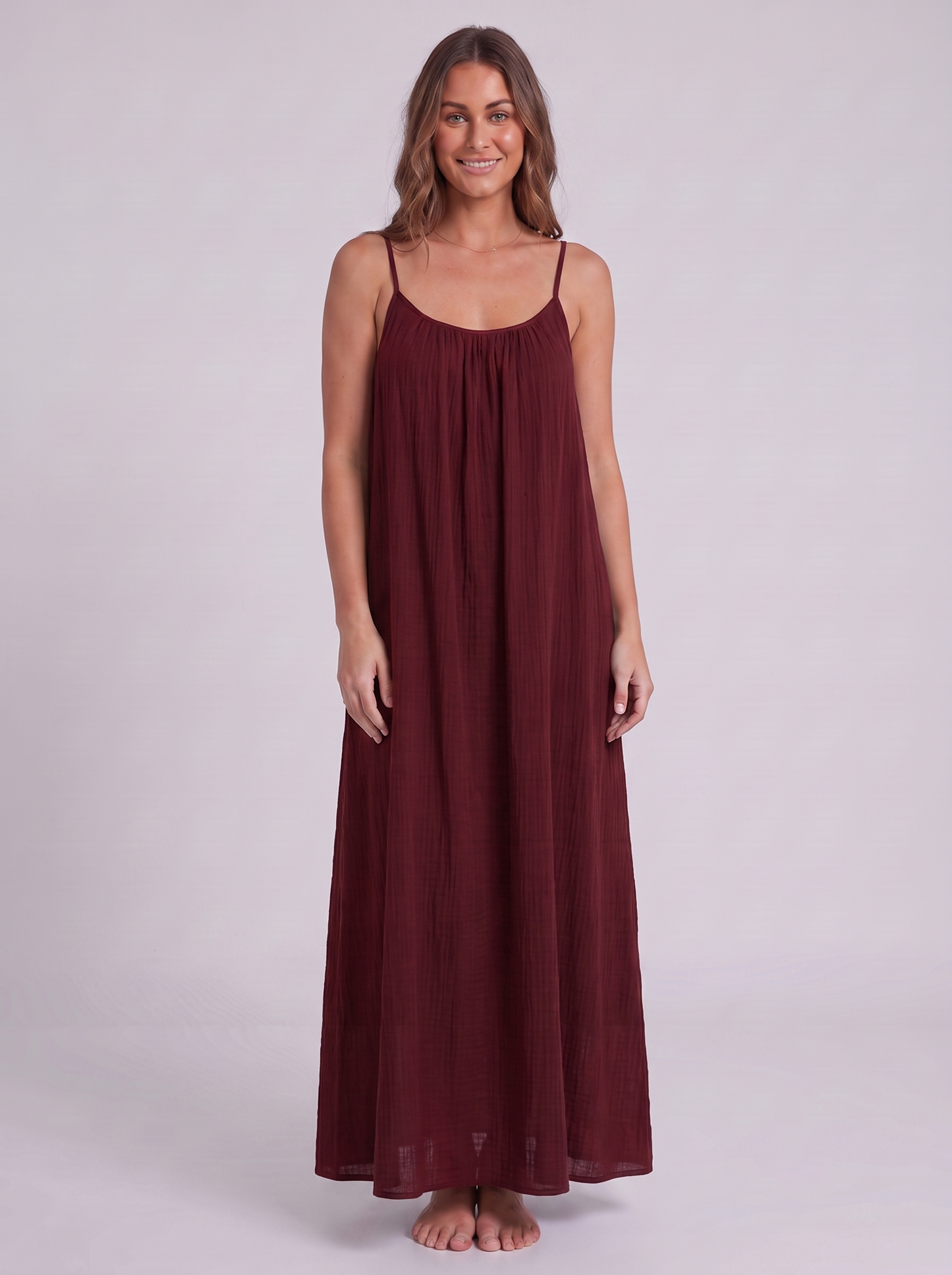 LaFlamine Seraphine Backless Maxi Dress