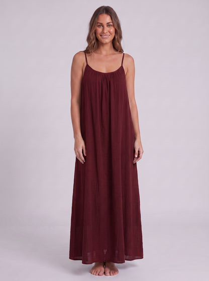 LaFlamine Seraphine Backless Maxi Dress