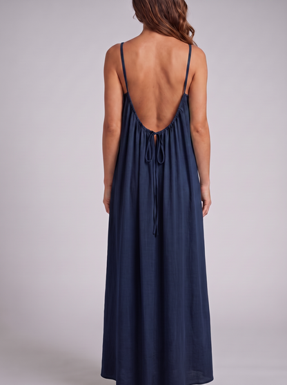 LaFlamine Seraphine Backless Maxi Dress