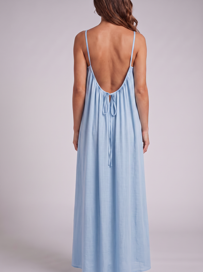 LaFlamine Seraphine Backless Maxi Dress