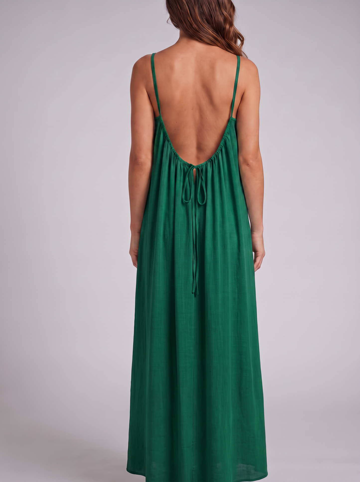 LaFlamine Seraphine Backless Maxi Dress