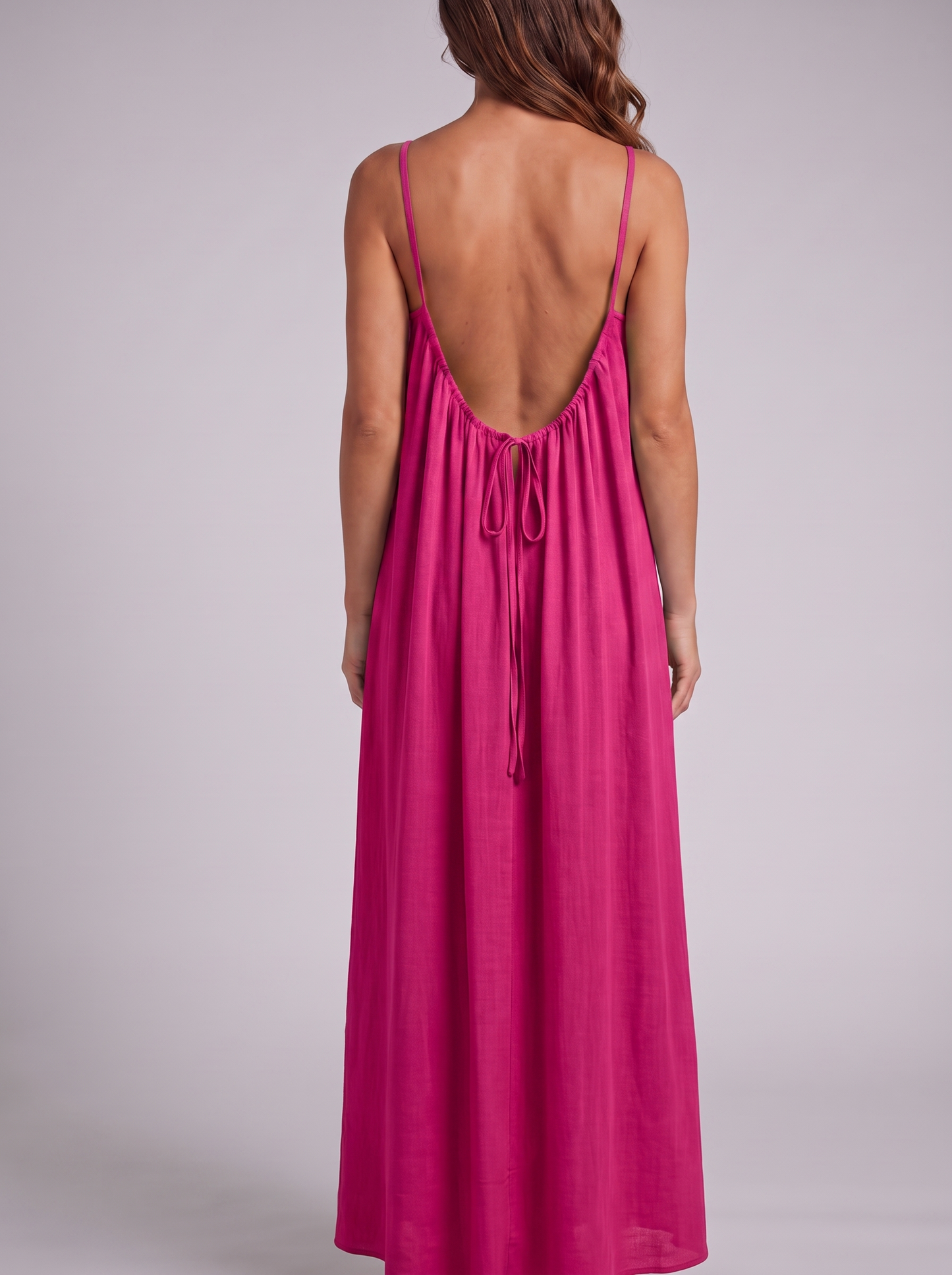 LaFlamine Seraphine Backless Maxi Dress