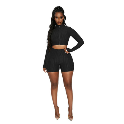 Activewear Set — Tummy Control Butt Lift Long Sleeve