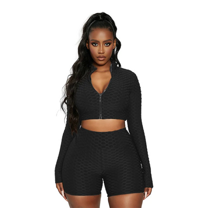 Activewear Set — Tummy Control Butt Lift Long Sleeve
